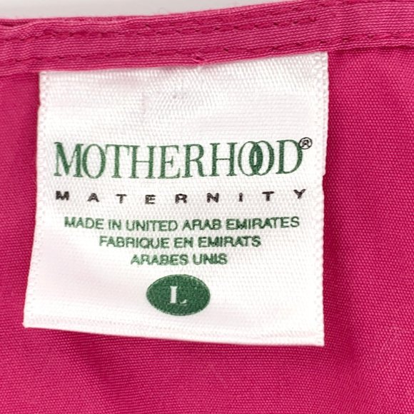 Motherhood Maternity Pink Babydoll Sleeveless Top V-Neck Tie Elastic Waist Large - Picture 3 of 8